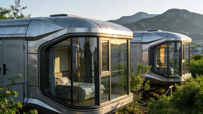 Kutheni le nto i-Prefabricated Space Capsule Ikhaya lolona khetho lulungileyo kwiiCampsites zangaphandle?