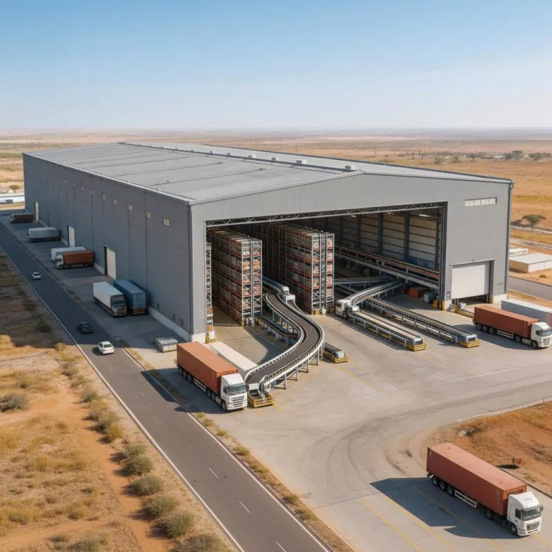 Zeziphi izinto eziluncedo ezingundoqo zePrefab Modular Steel Logistics Logistics Warehouse Construction for E-Commerce Distribution Centres?