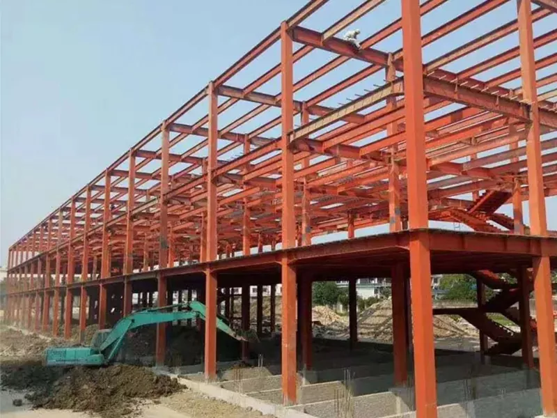 I-Ecofriendly Steel Frame Warehouse Construction