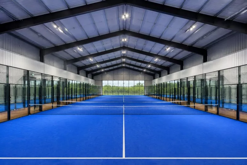 Steel Isakhelo Indoor Padel Ulwakhiwo lweNkundla